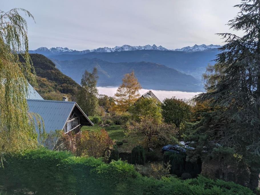 Maison Familiale En Montagne Avec Vue Merveilleuse Sur Le Massif De Belledonne Saint-Bernard  Exteriör bild