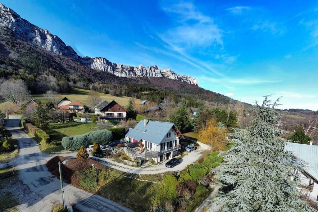 Maison Familiale En Montagne Avec Vue Merveilleuse Sur Le Massif De Belledonne Saint-Bernard  Exteriör bild