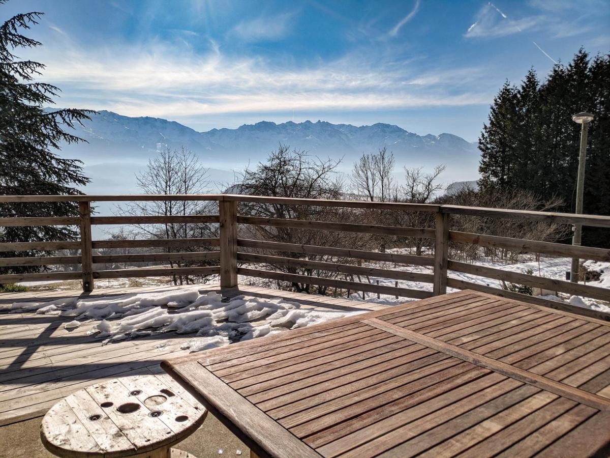 Maison Familiale En Montagne Avec Vue Merveilleuse Sur Le Massif De Belledonne Saint-Bernard  Exteriör bild