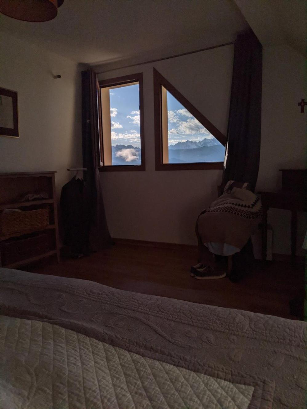 Maison Familiale En Montagne Avec Vue Merveilleuse Sur Le Massif De Belledonne Saint-Bernard  Exteriör bild